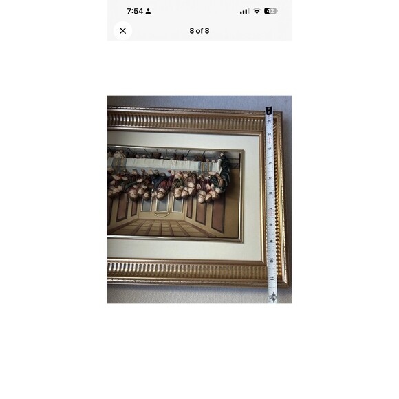Florentine The Last Supper Italian Wall Hanging 3D Plaque Jesus Disciples VTG - Picture 8 of 8